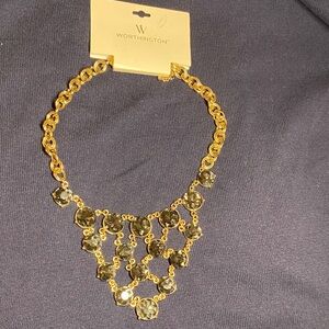 Worthington Gold Necklace with Black Accents